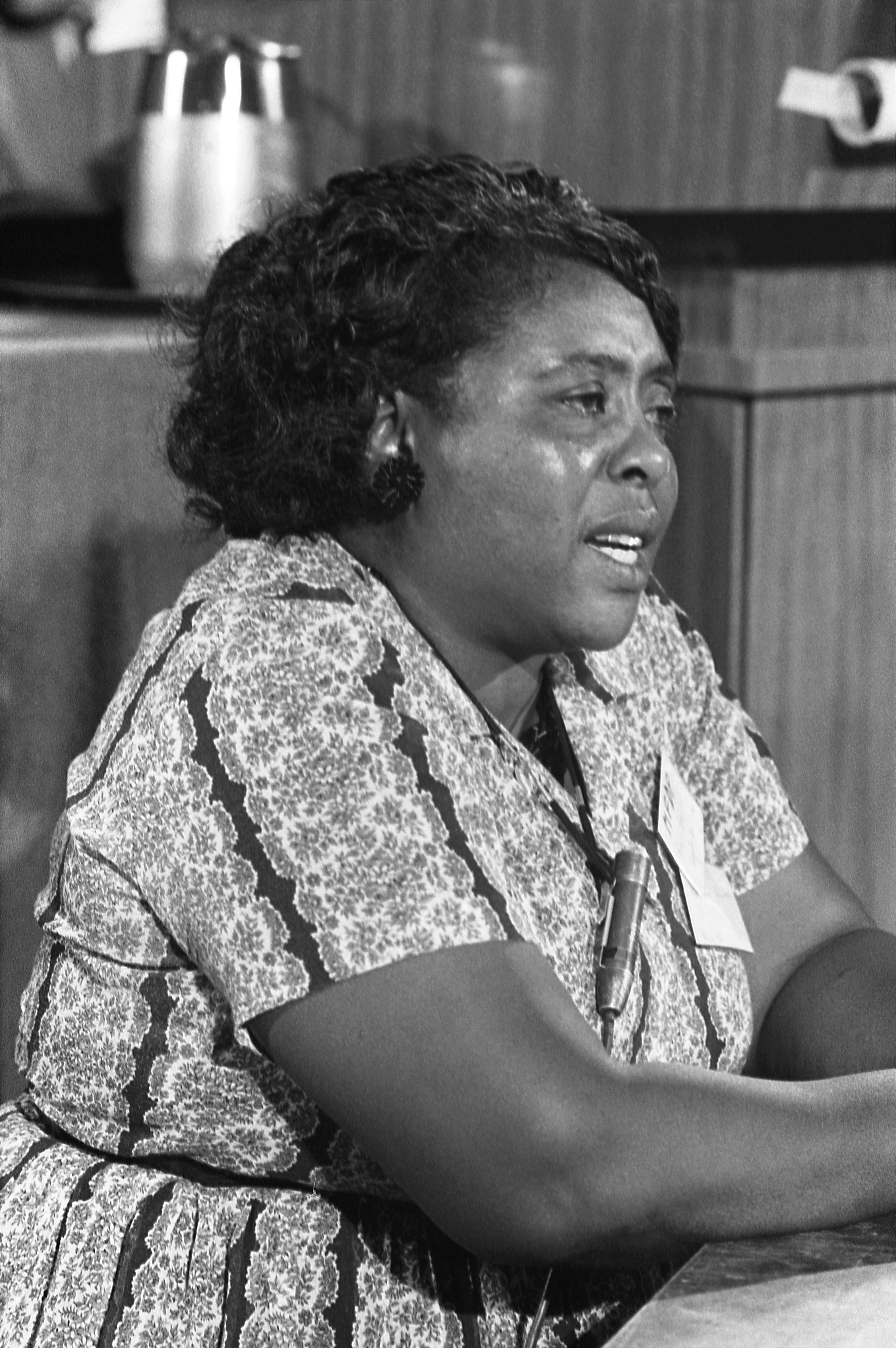 Portrait of Fannie Lou Hamer